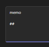 `##`入力直後 on Teams