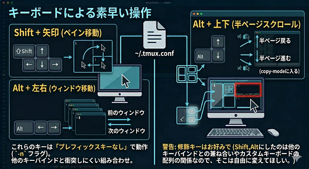 tmux-arrow